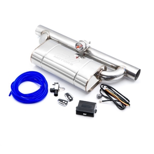 RM Motors Elliptical Silencer with Vacuum Valve EMVP01 Pipe diameter - 63,5 mm, Valve type - vacuum